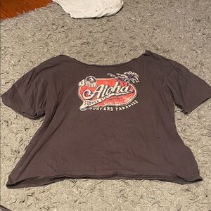 Aloha Graphic Women's Top - Black